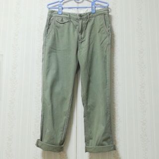 ドミンゴ☆テーパード パンツ　着画(クロップドパンツ)