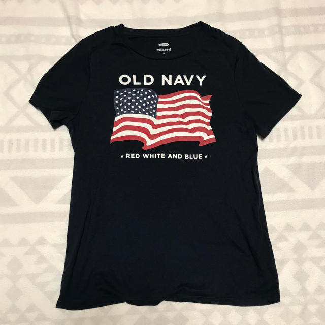 Old Navy(オールドネイビー)のオールドネイビー アメリカンフラッグTシャツ レディースのトップス(Tシャツ(半袖/袖なし))の商品写真