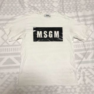 エムエスジイエム(MSGM)のMSGM ボックスロゴTシャツ(Tシャツ/カットソー(半袖/袖なし))