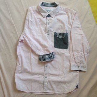 タケオキクチ(TAKEO KIKUCHI)の大幅値下げ！タケオキクチ 七分袖ピンクシャツ(その他)