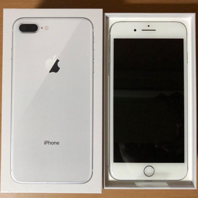 WEB限定】 iPhone8 SIMフリー 新品 - iPhone Plus au シルバー 256GB