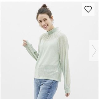 ジーユー(GU)のSNS人気商品 新品未使用 シアープルオーバー zara KBF Kansas(シャツ/ブラウス(長袖/七分))