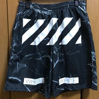 オフホワイト(OFF-WHITE)のoff-white ハーフパンツ パンツ マーブル(ショートパンツ)