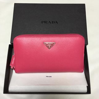 プラダ(PRADA)のプラダ 長財布 ピンク(財布)