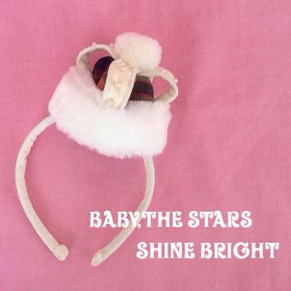 ベイビーザスターズシャインブライト(BABY,THE STARS SHINE BRIGHT)のBABY♡王冠カチューシャ白♡送料込(カチューシャ)