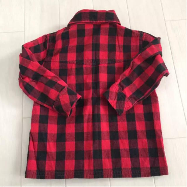 赤黒チェックシャツ 90 シャツの通販 By Hirokochan 4 S Shop ラクマ
