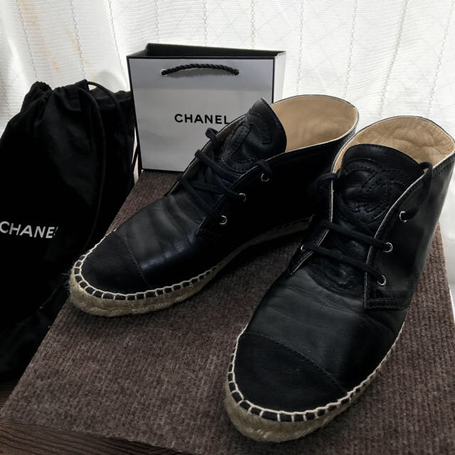 CHANEL - シャネル美品エスパドリーユの通販 by Aly vintage ｜シャネルならラクマ