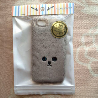 フワフワ猫iPhone5カバー(モバイルケース/カバー)