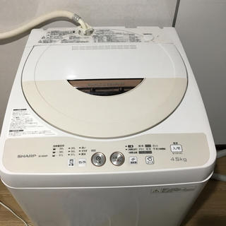 シャープ(SHARP)の洗濯機 SHARP ES-GE45P 3.31まで 東京 国分寺(洗濯機)