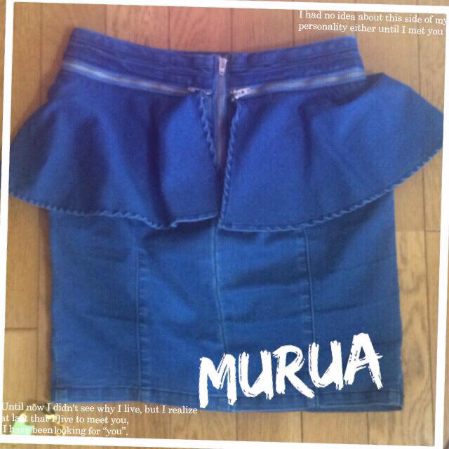 MURUA(ムルーア)のMURUA☆ペプラムスカート レディースのスカート(ミニスカート)の商品写真