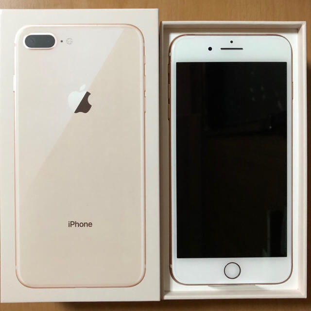 iPhone - 新品 SIMフリー iPhone8 Plus 64GB ゴールド Gold au