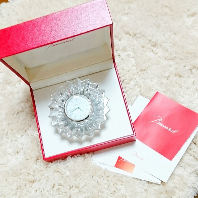 Baccarat - Baccarat ミルニュイクロッククリア バカラ置時計 Baccarat - Baccarat ミルニュイクロッククリア バカラ置時計