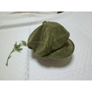 ムジルシリョウヒン(MUJI (無印良品))のmi  miさま◆無印良品◆キッズ ハンチング 帽子 54cm グリーン カーキ(帽子)
