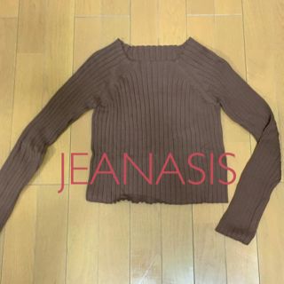 ジーナシス(JEANASIS)のJEANASIS＊リブニット(ニット/セーター)