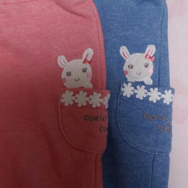 coeur a coeur(クーラクール)のひだまり様専用 80 長丈パンツ キッズ/ベビー/マタニティのベビー服(~85cm)(パンツ)の商品写真