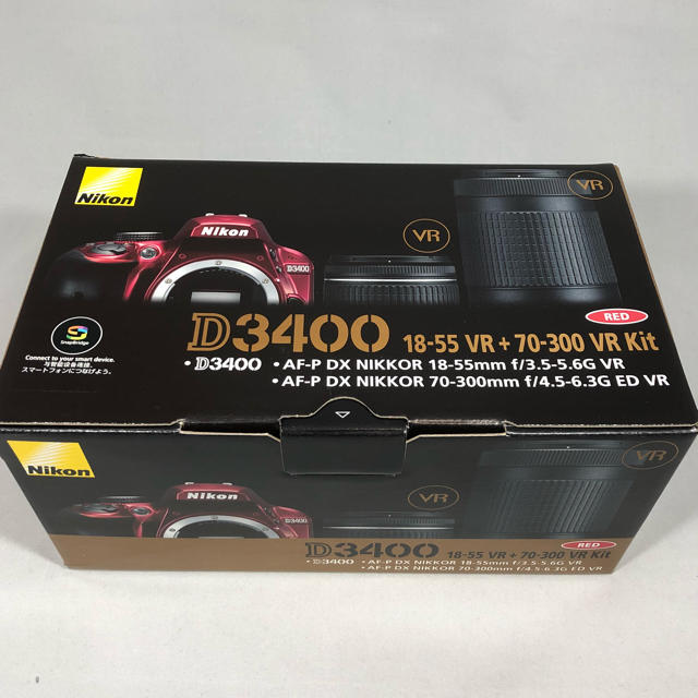 新品未使用 Nikon D3400 AF-P 18-55 レンズセット 保証付き