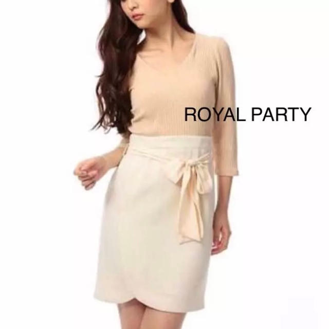 ROYAL PARTY(ロイヤルパーティー)のROYAL PARTY シフォンワンピース レディースのワンピース(ミニワンピース)の商品写真