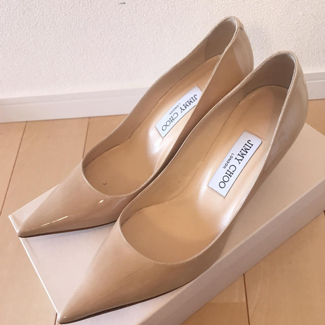 靴/シューズ超美品❤️ JIMMY CHOO パテントパンプス 37.5