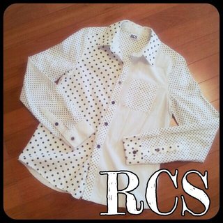 ロデオクラウンズ(RODEO CROWNS)のRCS 幾何学ドットシャツ(シャツ/ブラウス(長袖/七分))