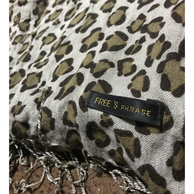 FREE'S SHOP(フリーズショップ)のFREES PHRASE レオパード柄ストール レディースのファッション小物(ストール/パシュミナ)の商品写真