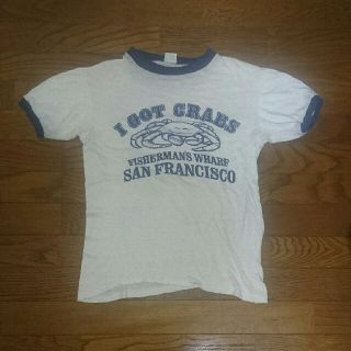 【稀少】70s〜80s☆ヴィンテージ リンガーTシャツ(Tシャツ/カットソー(半袖/袖なし))