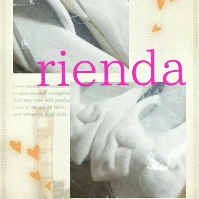 rienda(リエンダ)の♥rienda ノベ ルームシューズ♥ レディースのルームウェア/パジャマ(ルームウェア)の商品写真