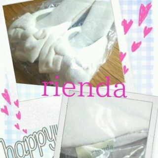 リエンダ(rienda)の♥rienda ノベ ルームシューズ♥(ルームウェア)