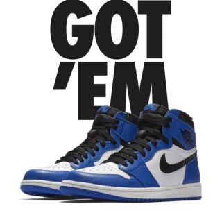 ナイキ(NIKE)のnike air jordan 1 game royal(スニーカー)