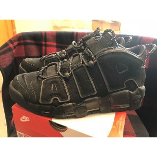 ナイキ(NIKE)のseiya様専用＞29㎝　AIR MORE UPTEMPO トリプルブラック(スニーカー)