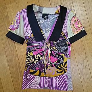 ジャストカヴァリ(Just Cavalli)のJUST CAVALLI ブラウス(カットソー(半袖/袖なし))