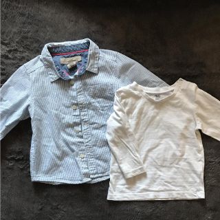 エイチアンドエム(H&M)のH&M シャツ ロンTセット(シャツ/カットソー)