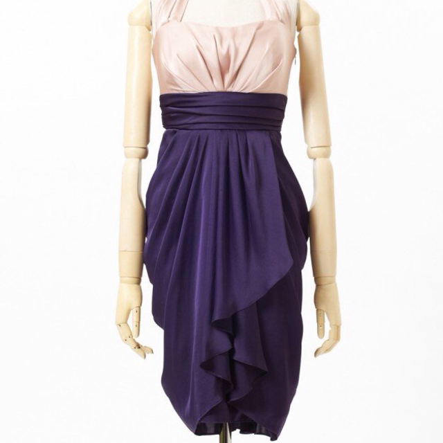 AIMER(エメ)のコクーンライン 配色ホルタードレス レディースのフォーマル/ドレス(その他ドレス)の商品写真