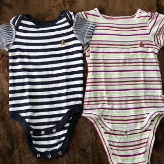 ベビーギャップ(babyGAP)のベビーギャップ ロンパース 60 70 2着セット(ロンパース)