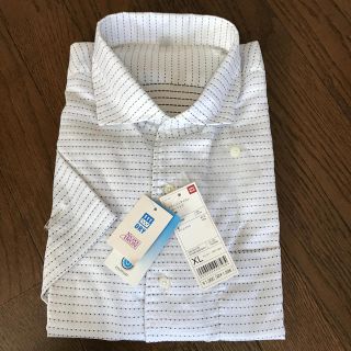 ユニクロ(UNIQLO)の【新品・未使用】ドライノンアイロン半袖シャツ XL(シャツ)