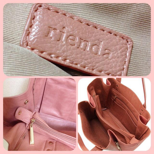 rienda(リエンダ)のリエンダ☆ジップトートバッグ レディースのバッグ(トートバッグ)の商品写真