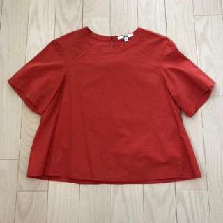 ユニクロ(UNIQLO)のユニクロ オレンジ半袖シャツ S(シャツ/ブラウス(半袖/袖なし))