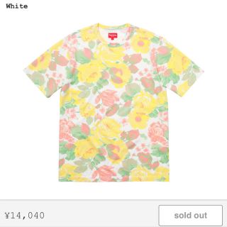 シュプリーム(Supreme)のSupreme Flowers Tee  Lサイズ(Tシャツ/カットソー(半袖/袖なし))