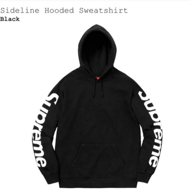 メンズ18ss Supreme Sideline Hooded Sweatshirt