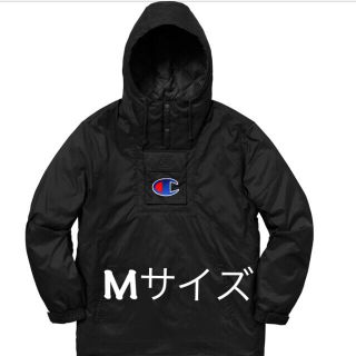 シュプリーム(Supreme)のシュプリーム Champion Pullover Parka 黒 M (パーカー)