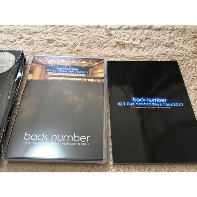 BACK NUMBER(バックナンバー)のback number 2017 初回限定版DVD エンタメ/ホビーのDVD/ブルーレイ(ミュージック)の商品写真