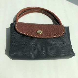 ロンシャン(LONGCHAMP)のLongchampロンシャン ミニサイズ ダークグレー(トートバッグ)