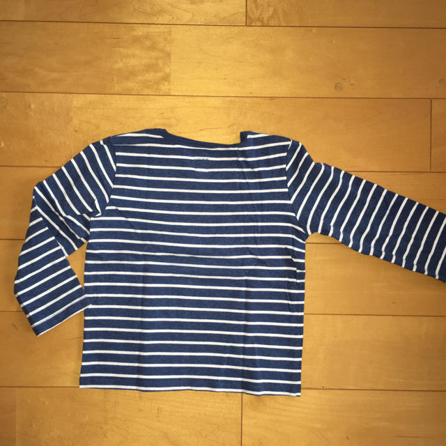 UNITED ARROWS(ユナイテッドアローズ)の値下げ▼グリンキッズ ボーダー長袖Tシャツ105(S) キッズ/ベビー/マタニティのキッズ服男の子用(90cm~)(Tシャツ/カットソー)の商品写真