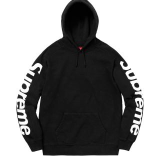 supreme 18ss 袖ロゴ　パーカー　Sサイズ