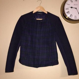 ザラ(ZARA)のZARA(ノーカラージャケット)