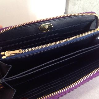 LOEWE - LOEWE ロエベ 長財布 ナッパレザー ジッピーウォレット 紫