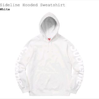 シュプリーム(Supreme)のsupreme sideline hooded swetshirt(パーカー)