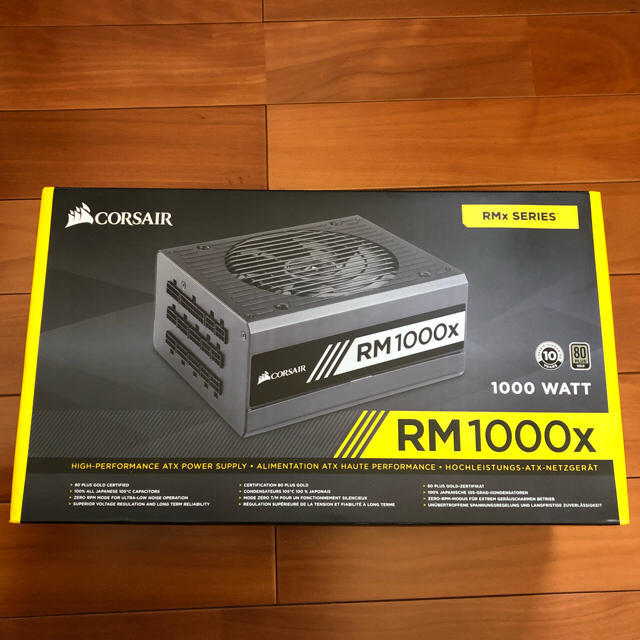 Corsair RM1000x 1000W +80GOLD Fully Modular ATX Power Supply