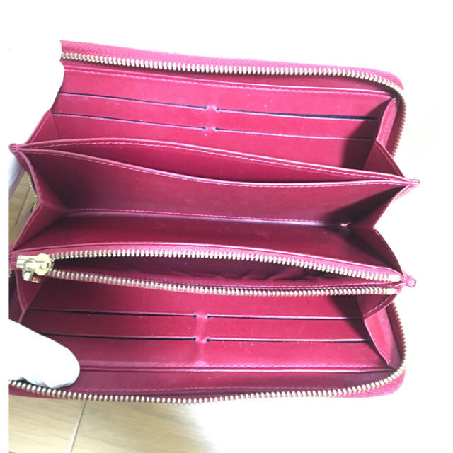 LOUIS VUITTON(ルイヴィトン)の正規品 ルイヴィトン ヴェルニ 赤 長財布 レディースのファッション小物(財布)の商品写真
