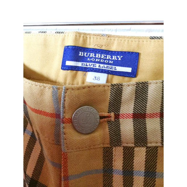 BURBERRY(バーバリー)のBurberry バーバリー チェック ストレッチ混 パンツ 正規 レディースのパンツ(カジュアルパンツ)の商品写真