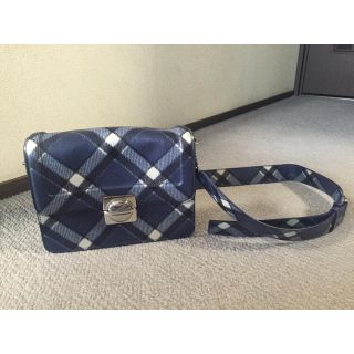 マークバイマークジェイコブス(MARC BY MARC JACOBS)の【未使用】チェック柄 レザー ショルダーバッグ(ショルダーバッグ)